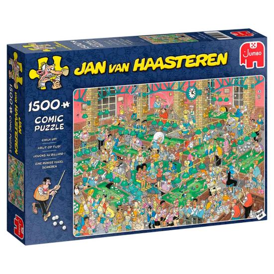 Puzzle Jumbo Jouons au Billard 1500 Pièces