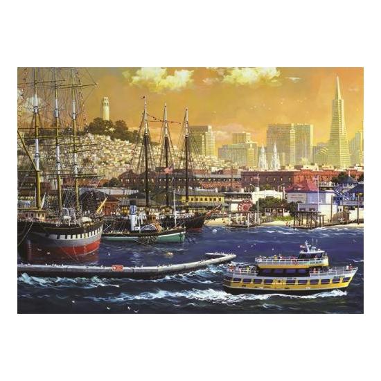 Puzzle Jumbo San Francisco Port Bay 1000 pièces