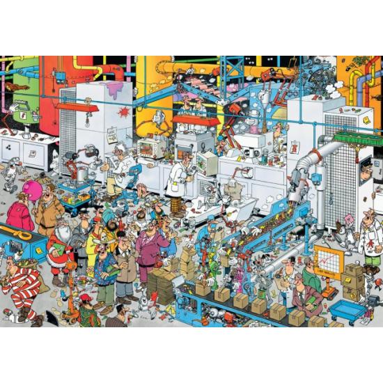 Puzzle Jumbo La Fabrique de Bonbons 500 pièces