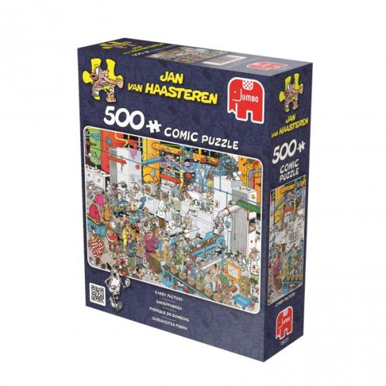 Puzzle Jumbo La Fabrique de Bonbons 500 pièces