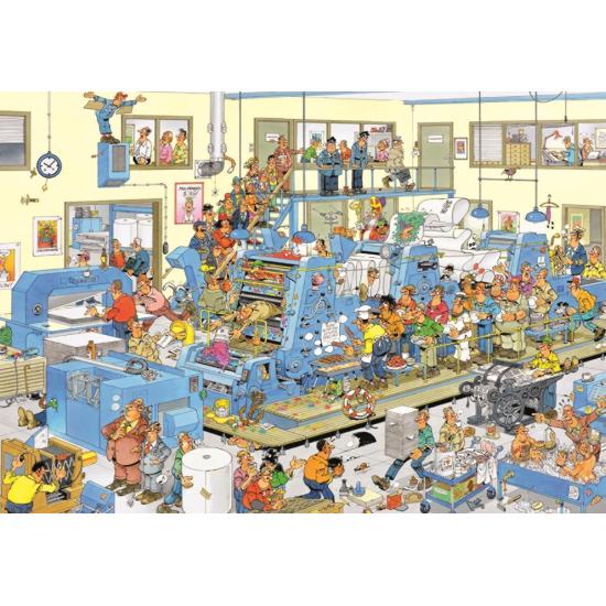 Puzzle Jumbo L'imprimerie 3000 pièces