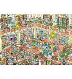 Puzzle Jumbo La Bibliothèque 1000 pièces