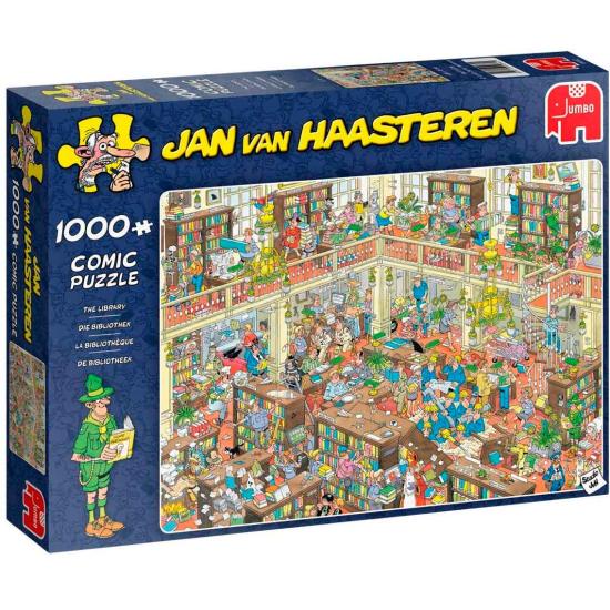 Puzzle Jumbo La Bibliothèque 1000 pièces