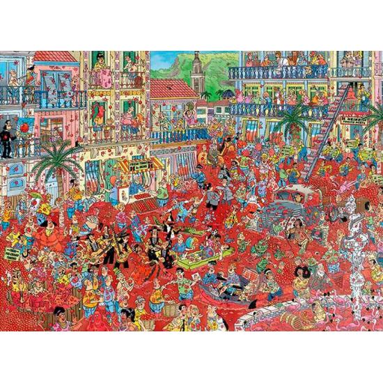 Puzzle géant La Tomatina 1000 pièces
