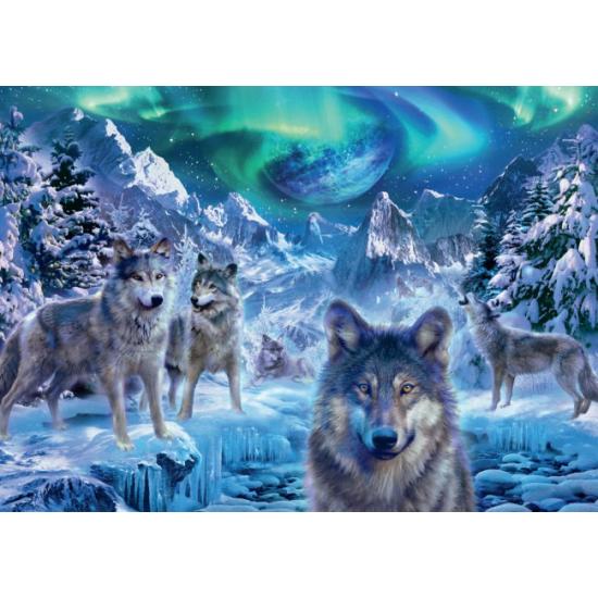 Puzzle géant loups d'hiver 500 pièces