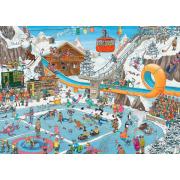 Puzzle Jumbo Les Jeux D'Hiver 1000 pièces