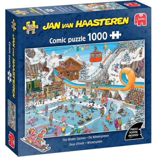 Puzzle Jumbo Les Jeux D'Hiver 1000 pièces