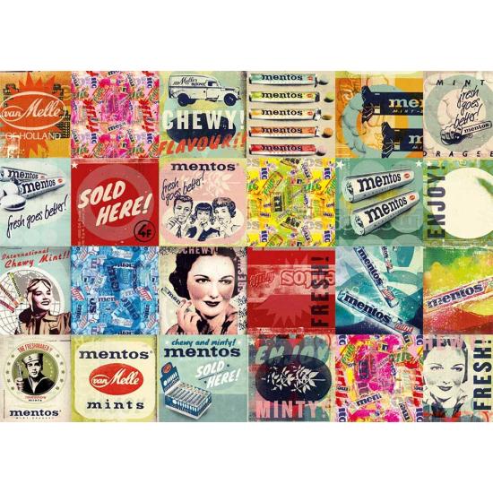Puzzle Jumbo Vintage Mentos 1000 pièces