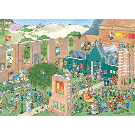 Puzzle géant du marché de l'art 2000 pièces