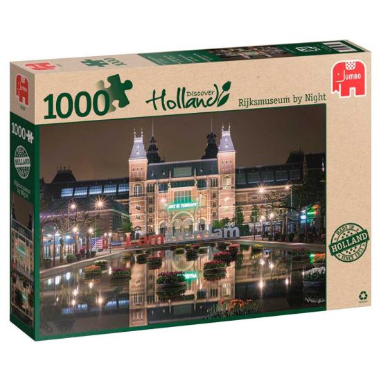 Jumbo Puzzle Rijks Museum at Night, Amsterdam 1000 pièces