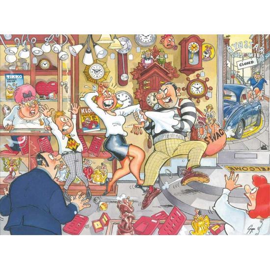 Wasgij Stop the Clock Mystery Jumbo Puzzle 1000 pièces