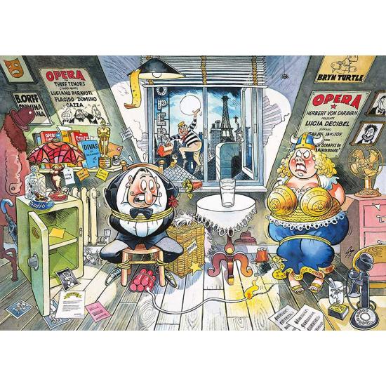 Jumbo Puzzle Mystère Drame à l'Opéra 1000 Pièces