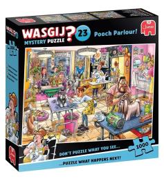 Puzzle Jumbo Mystery Wasgij Toilettage de Chien 1000 pièc
