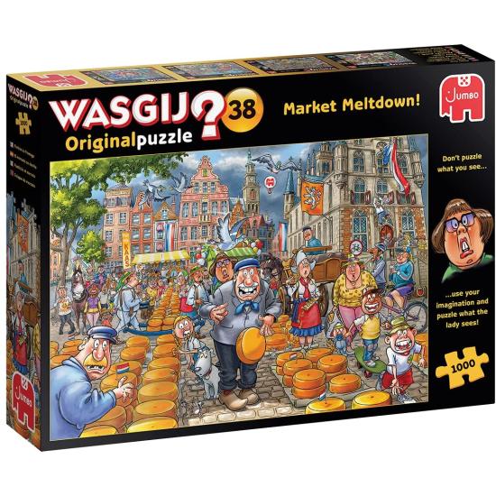 Puzzle Jumbo Original Le Marché aux Fromages 1000 pièces