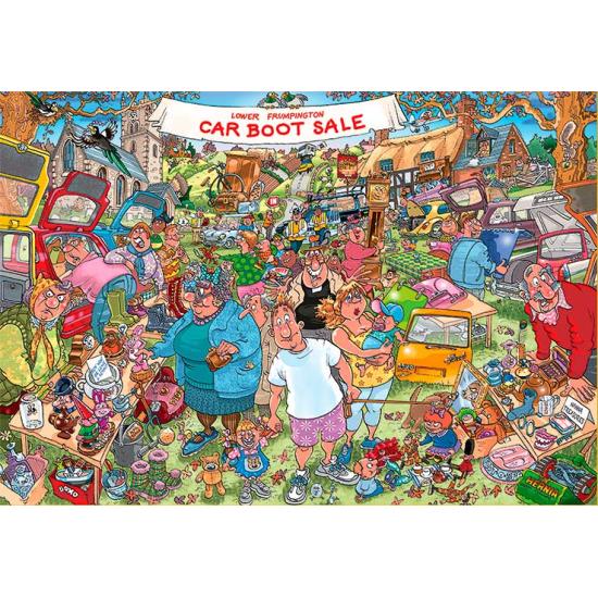 Original Jumbo Puzzle Trunk Market 1000 pièces