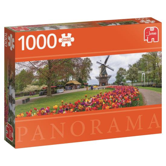 Puzzle géant panoramique Le Keukenhof, Pays-Bas 1000 pièces