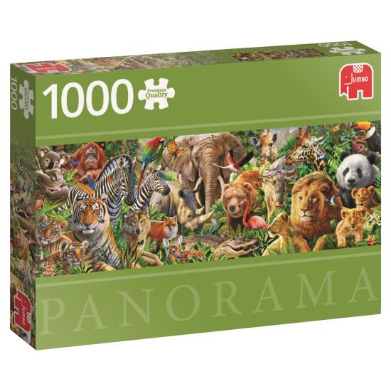 Puzzle Panoramique Flore et Faune Africaine 1000 Pièces