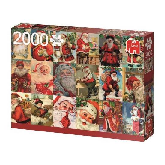 Puzzle Jumbo Père Noël Vintage 2000 pièces Puzzle Jumbo Père Noël Vintage 2000 pièces