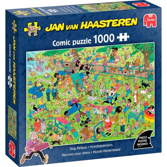 Puzzle Jumbo Parkour Canin 1000 pièces