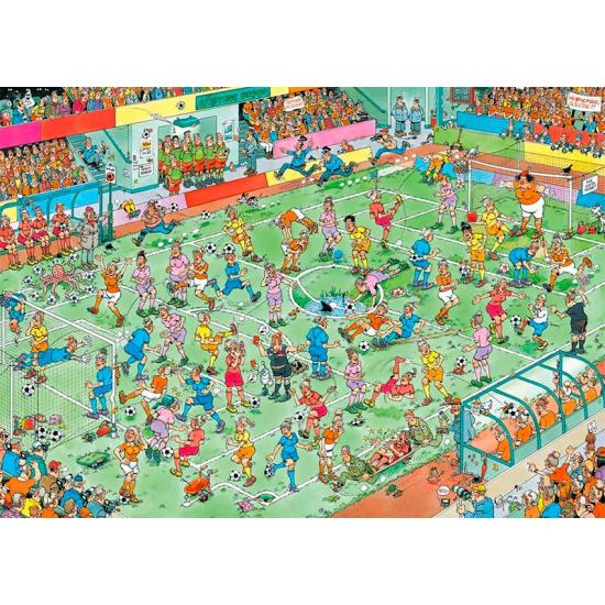 Jumbo Puzzle Match de football féminin 1000 pièces