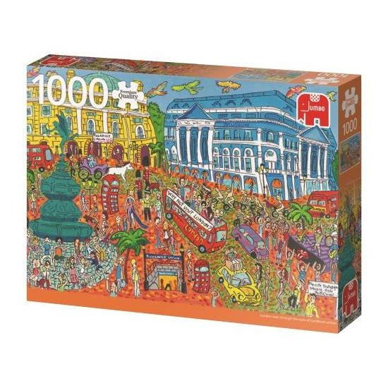 Piccadilly Circus, Londres Puzzle géant 1000 pièces