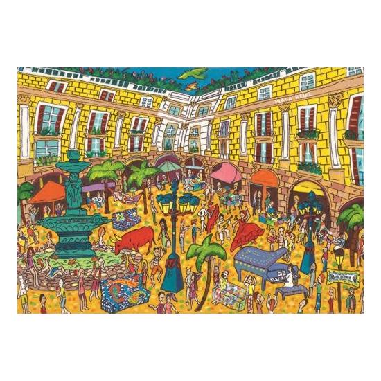 Puzzle Jumbo Plaza Real, Barcelone 1000 pièces