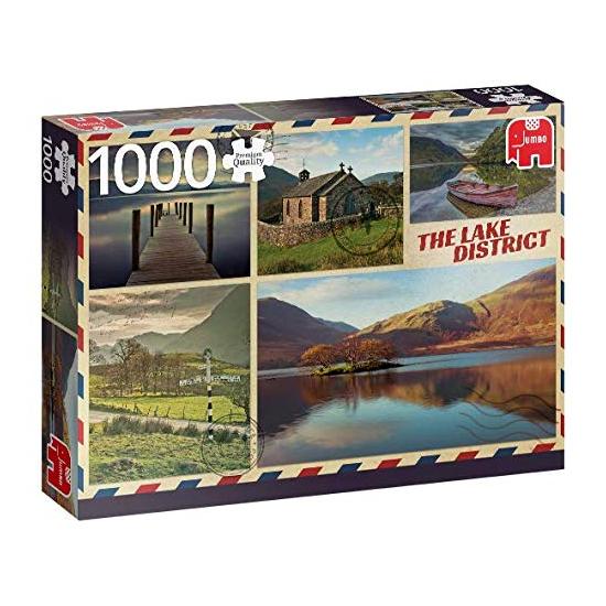 Jumbo Puzzle Carte Postale Du Lac 1000 Pièces