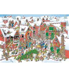 Puzzle Jumbo Village du Père Noël 5000 pièces
