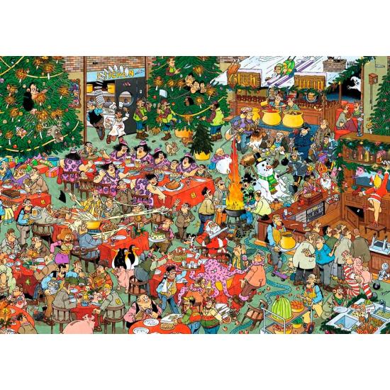 Jumbo Puzzle Cadeaux de Noël 2 x 1000 pièces