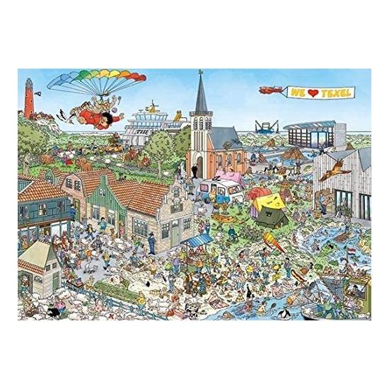 Retraite sur l'île Jumbo Puzzle 1000 pièces