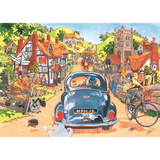 Jumbo Retro Sunday on the Road Puzzle 1000 pièces