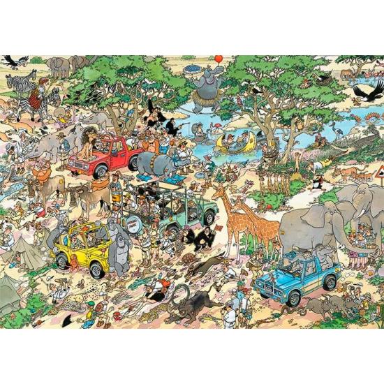 Puzzle Jumbo Safari et Tempête 2 x 1000 pièces