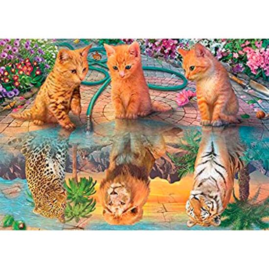 Puzzle Jumbo Rêve de chat 500 pièces