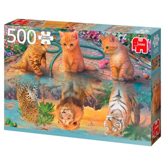 Puzzle Jumbo Rêve de chat 500 pièces