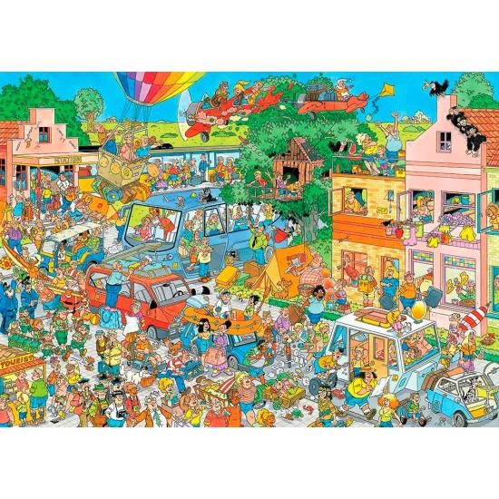 Jumbo Puzzle Music Store et Partir en vacances 2x100