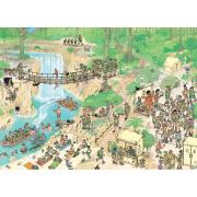 Puzzle Jumbo Visite de la Jungle 1000 pièces