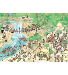 Puzzle Jumbo Visite de la Jungle 1000 pièces