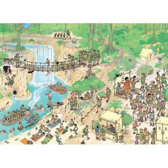 Puzzle Jumbo Visite de la Jungle 1000 pièces Puzzle Jumbo Visite de la Jungle 1000 pièces
