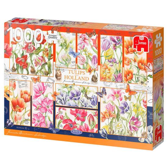 Jumbo Puzzle Tulipes de Hollande 1000 pièces