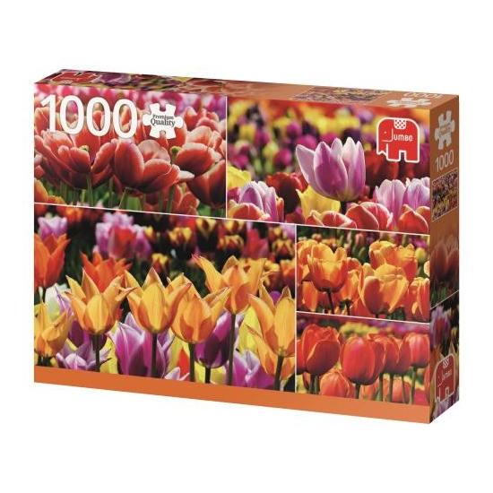 Puzzle géant tulipes hollandaises 1000 pièces