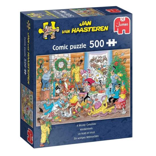 Jumbo Puzzle Un Noël en laine 500 pièces