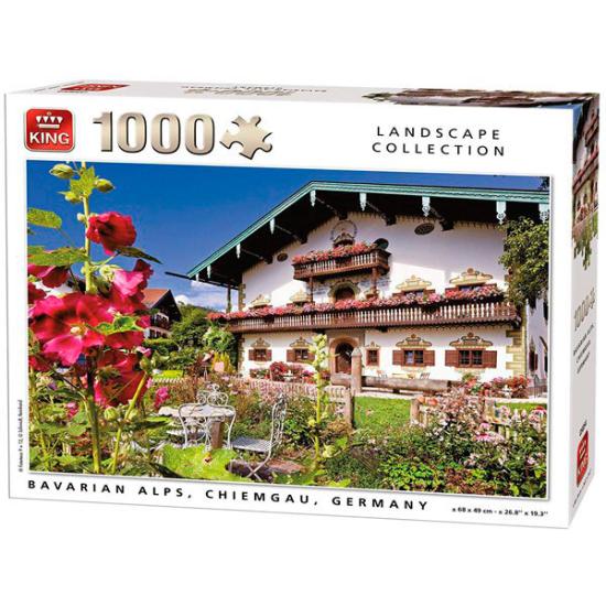 Puzzle King Alpes bavaroises Chiemgau Allemagne 1000 pièces