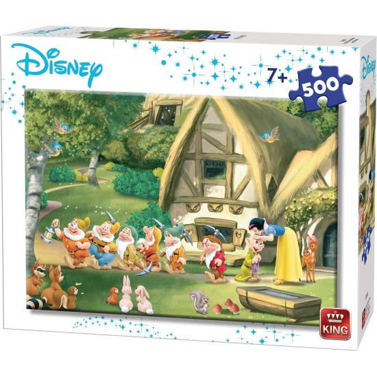 Puzzle Roi Blanche-Neige et les Sept Nains 500 pièces