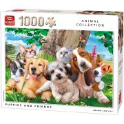 Puzzle King Puppies and Friends 1000 pièces