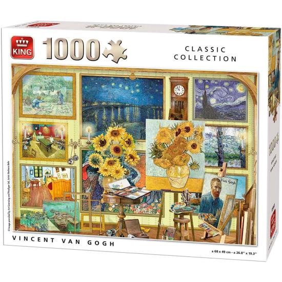 Puzzle King 1000 pièces Vincent Van Gogh Classics Collection Puzzle King 1000 pièces Vincent Van Gogh Classics Collection