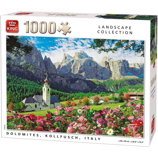 Puzzle King Dolomites, Kollfuchs, Italie 1000 pièces