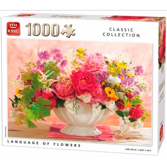 Puzzle King Le langage des fleurs 1000 pièces