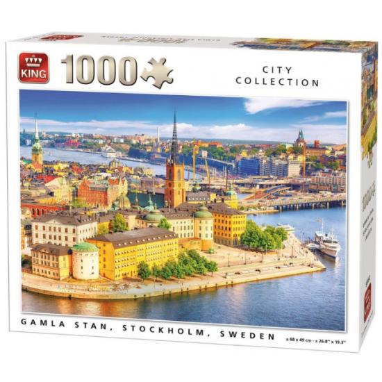 Puzzle Roi Gamla Stan, Stockholm 1000 pièces