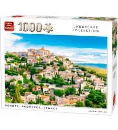 Puzzle Roi Gordes Provence de France 1000 pièces