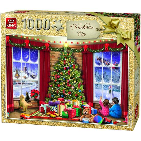 Puzzle King Réveillon de Noël 1000 pièces